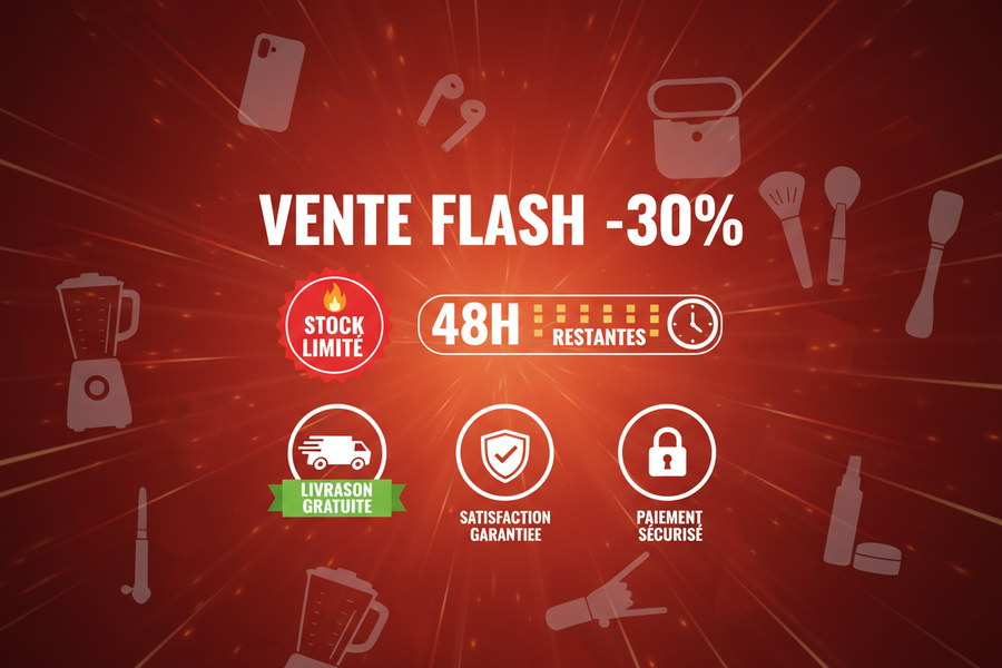 ⚡ VENTE FLASH - Stock Limité !