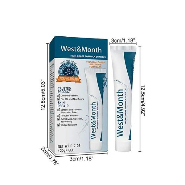 Crème Anti Cicatrice, Anti Vergeture, Anti Tache Noire, Anti Acné - West&Month