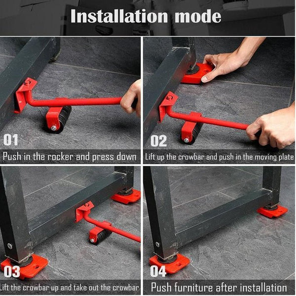 All in One Lifter - L'ensemble d'outils de déplacement de meubles