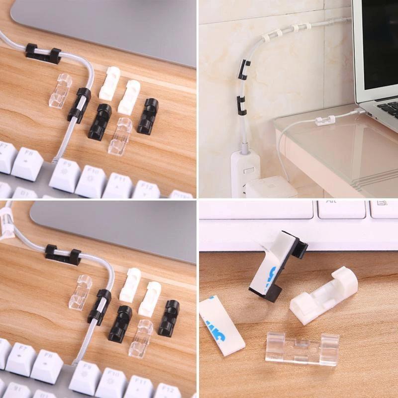 Clips ÉléganceCâble - Ensemble de Clips Auto-adhésifs ⚡️