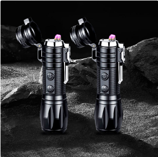⏳Réduction limitée de 50%💥🔦Lampe de poche multifonctionnelle rechargeable à lumière forte avec feu électrique⚡