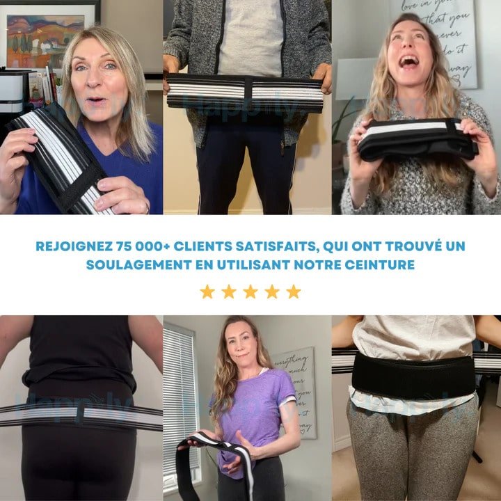 Ceinture PhysioMedic Soulagea™ | Soulage les maux de dos et la sciatique