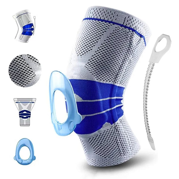 ORTHÈSE DE GENOU ET DE ROTULE REMBOURRÉE EN SILICONE ORIGINALE
