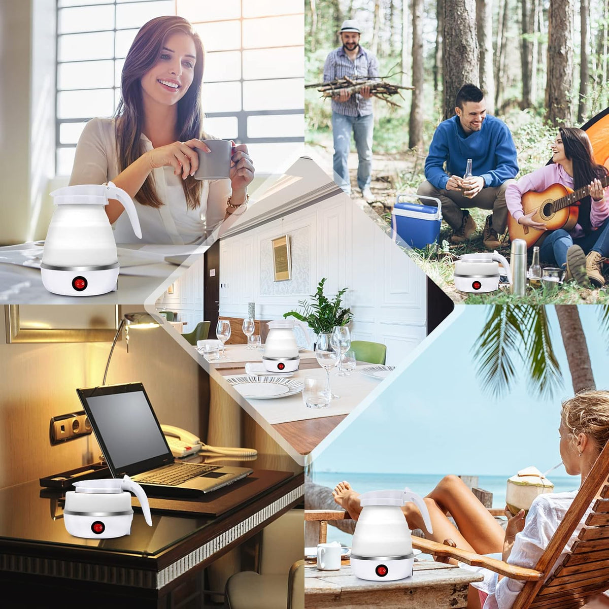 Bouilloire de Voyage Pliable Voyajet - Hodamart