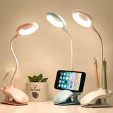 Lampe de Bureau Pliable Rechargeable avec Pince - Hodamart