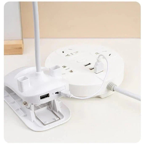 Lampe de Bureau Pliable Rechargeable avec Pince - Hodamart