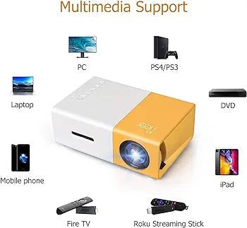 Mini vidéoprojecteur compact et puissant