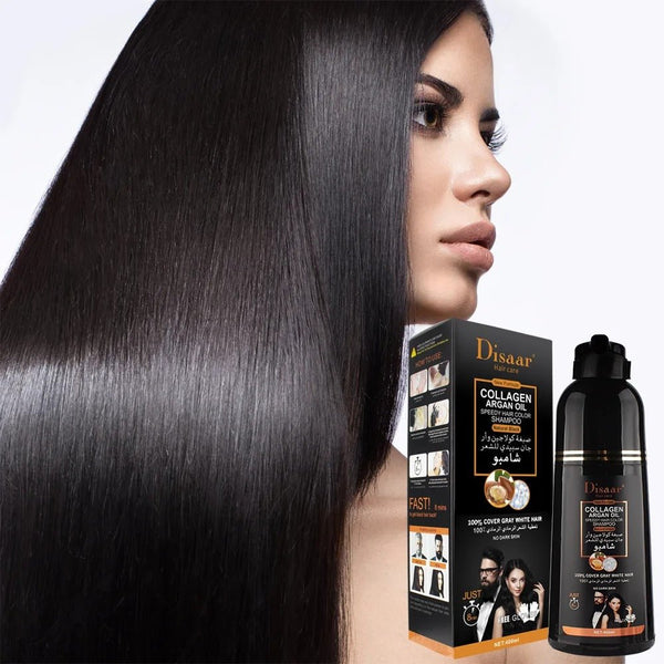 DISAAR huile d'Argan Marocaine -Eliminez les Cheveux Gris ! | Garantie Satisfait ou Remboursé